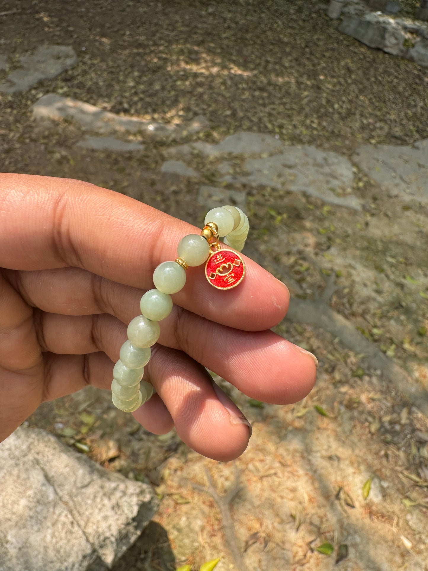 Lucky Dainty Nephrite Jade Bracelet