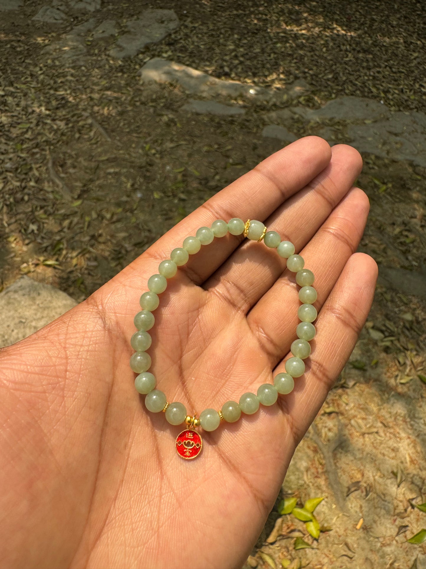 Lucky Dainty Nephrite Jade Bracelet